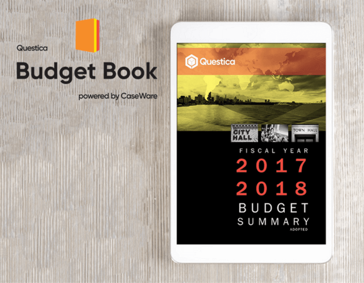 Questica launches new Budget Book tool for government agencies